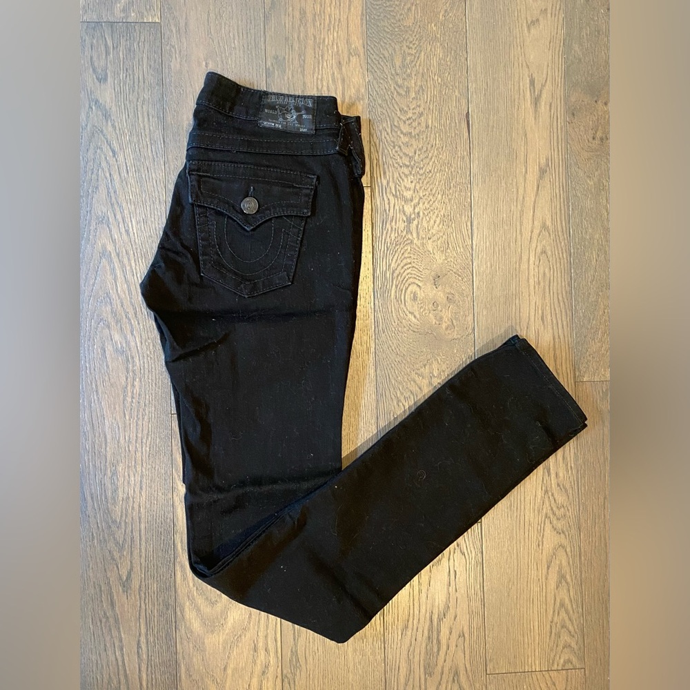 Women's Black True Religion Jeans